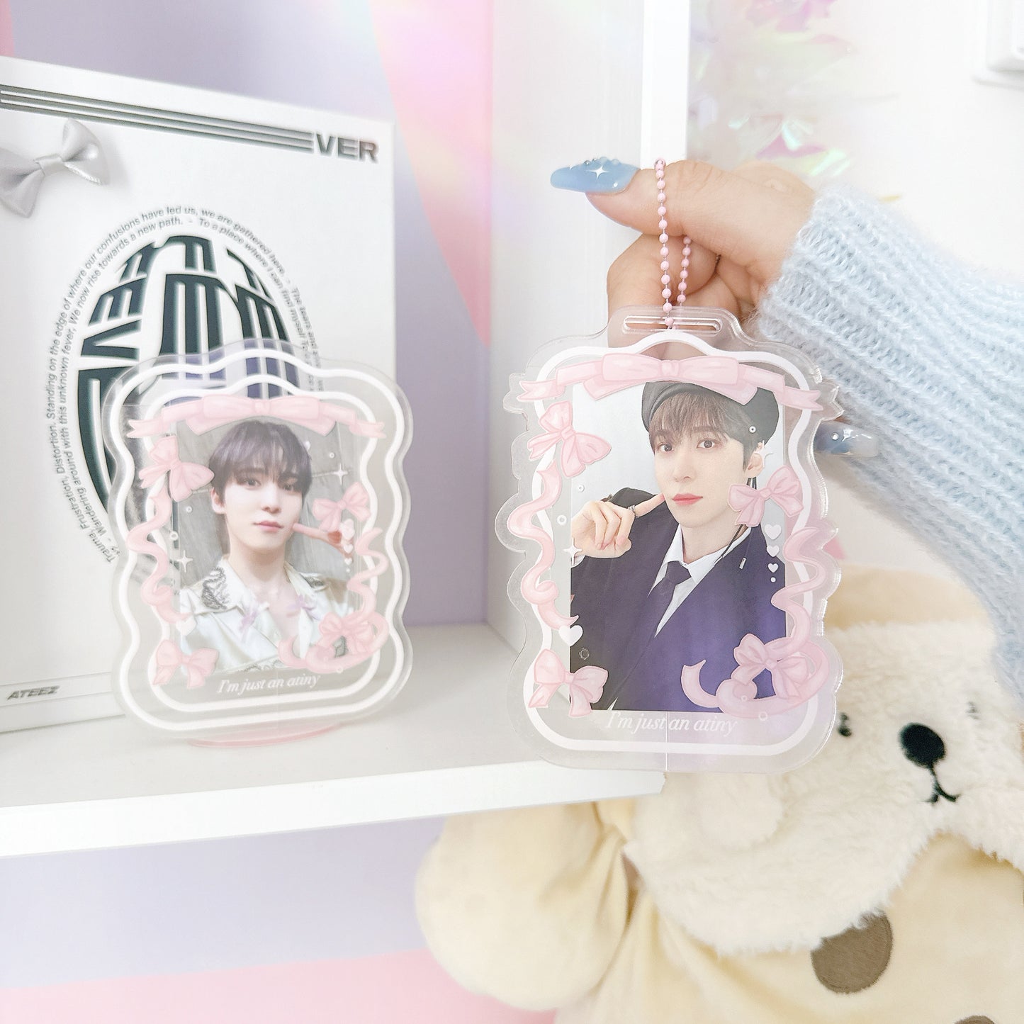 Just an Atiny acrylic photocard KEYCHAIN PREORDER