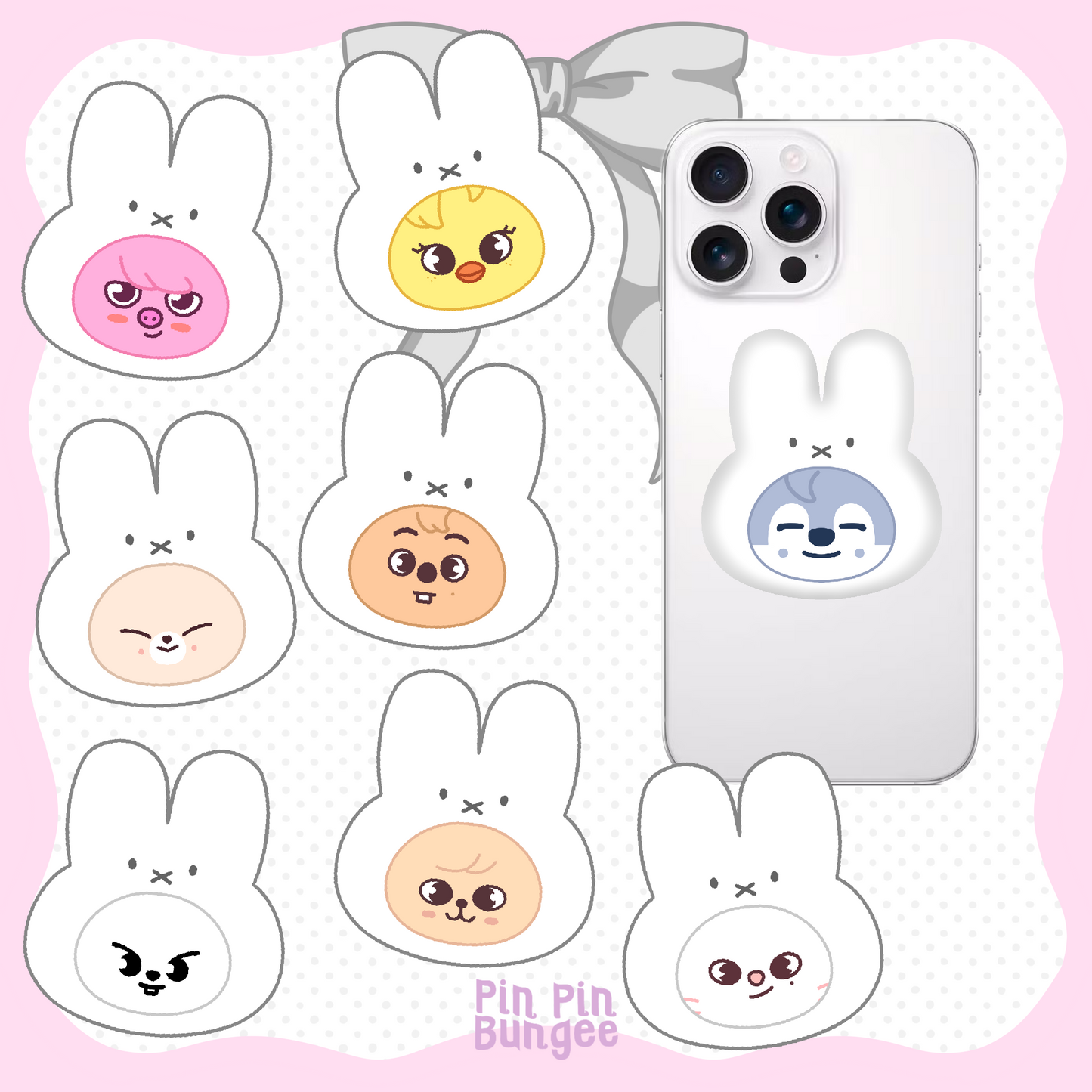 Miffkzoo rubber phone grips PREORDER