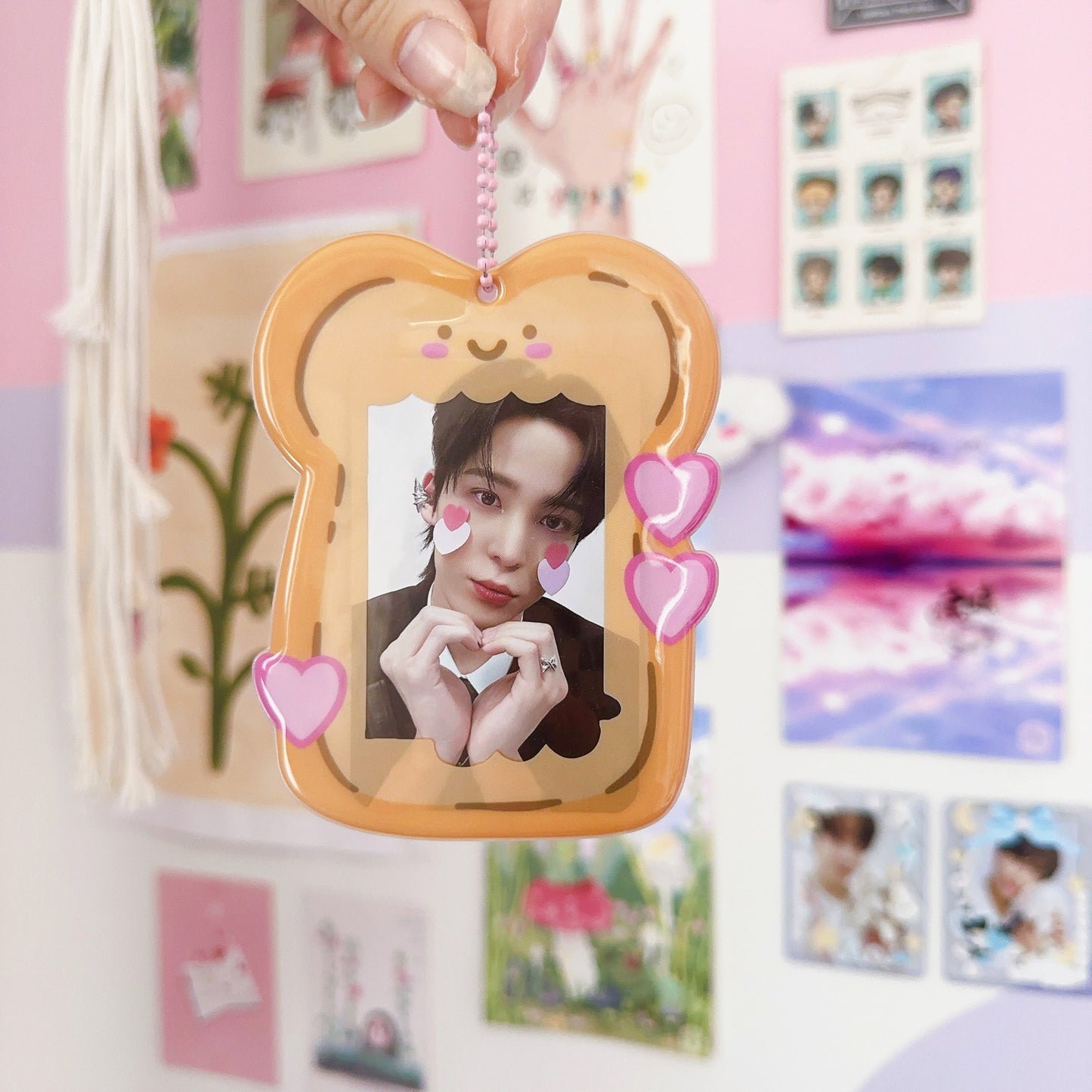 Bread photocard keychains