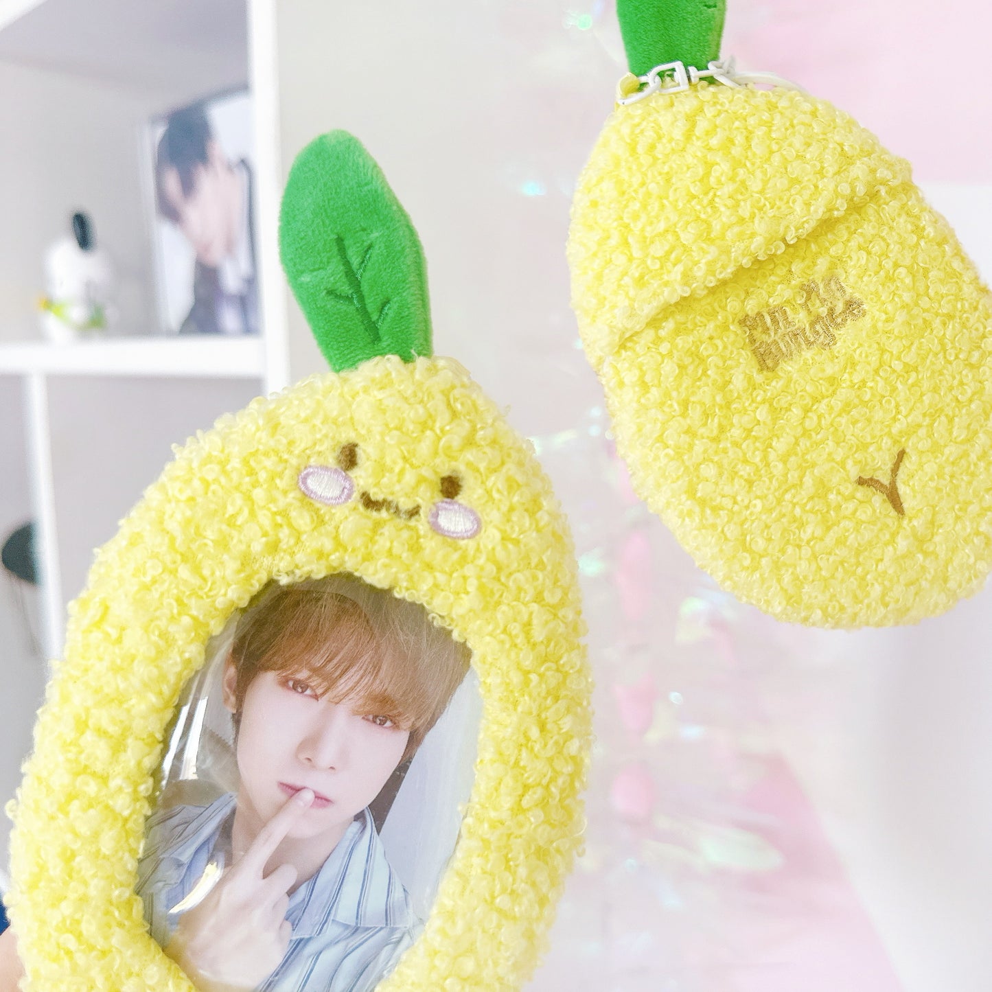 Lil Lemon plush photocard keychain