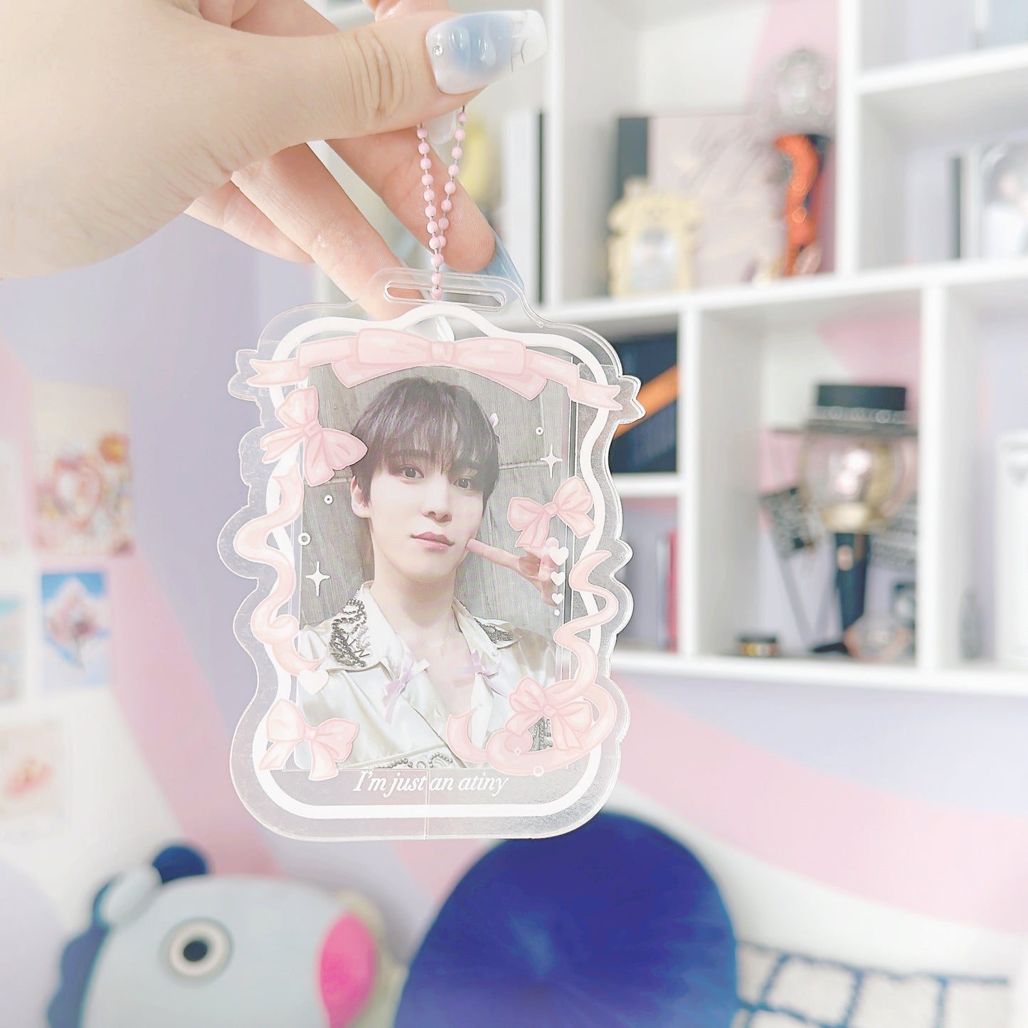 Just an Atiny acrylic photocard KEYCHAIN