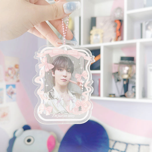 Just an Atiny acrylic photocard KEYCHAIN