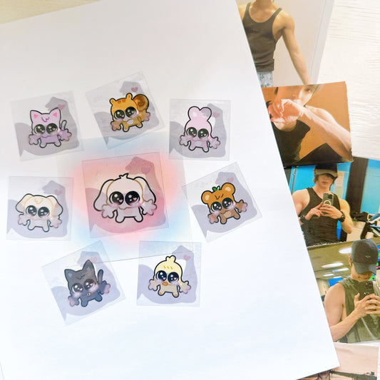 bicepteez transparant stickers