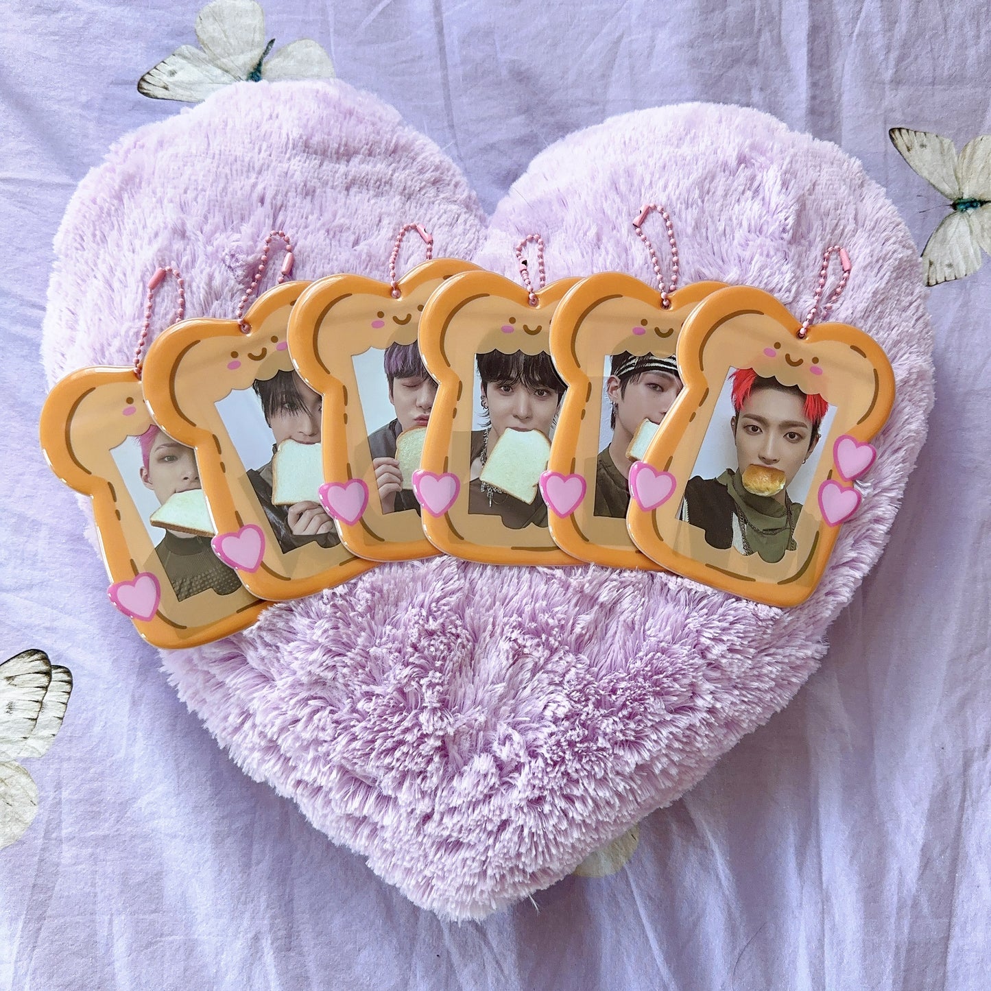 Bread photocard keychains