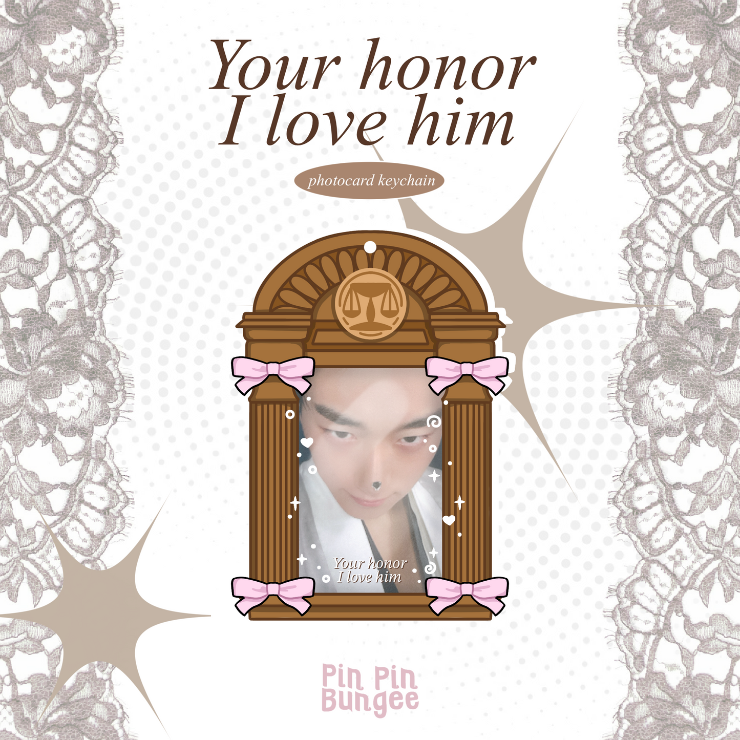 "your honor I love him" photocard keychain PREORDER