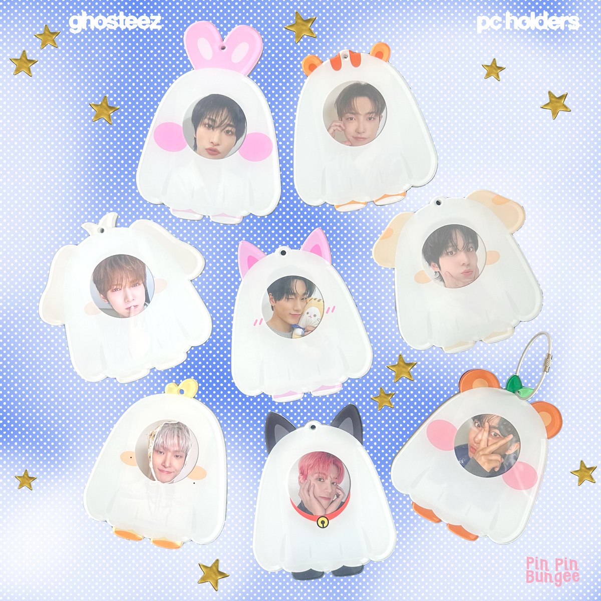 Ghosteez photocard keychain