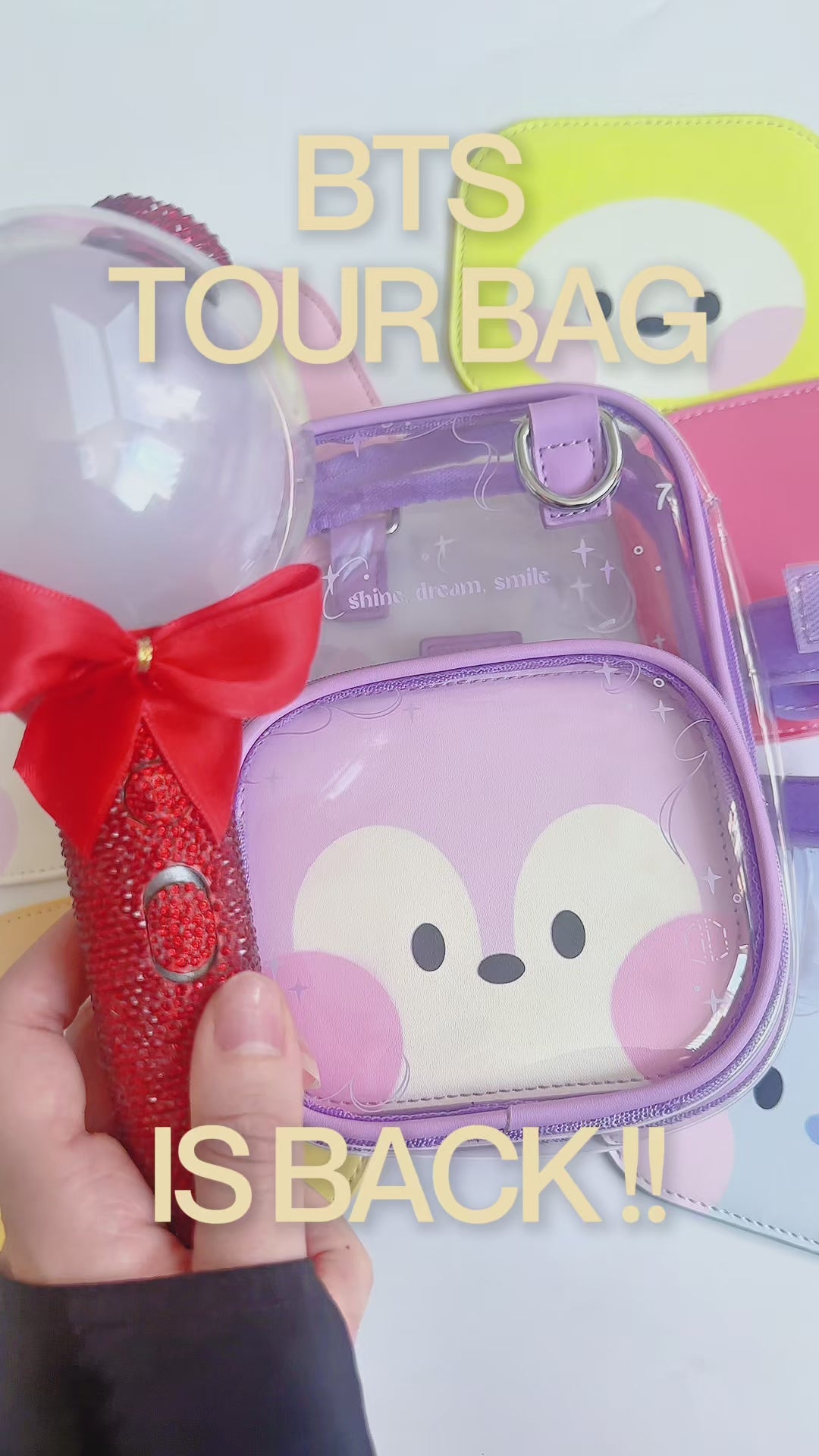 貴重公式BTS防弾少年団ファンミーティングｉｎソウル参加証パスケース紐付 ARMY stadium bag PREORDER – Pin Pin Bungee