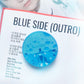 Blue Side enamel pin