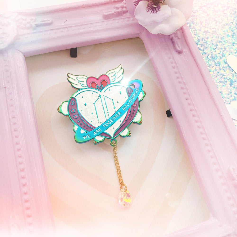 We Are Bulletproof: The Eternal magical charm pin