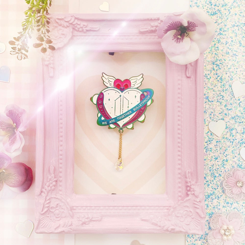 We Are Bulletproof: The Eternal magical charm pin